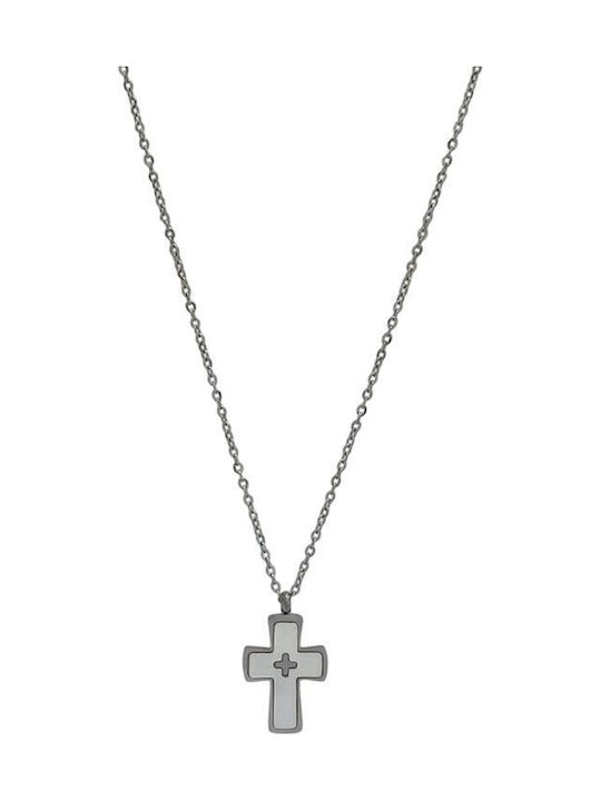 Awear Cross from Steel with Chain