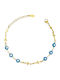 Awear Women's Bracelet with design Eye made of Steel Gold Plated