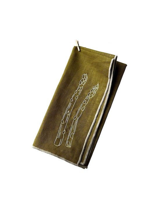 Maegen Towel from 100% Cotton in Brown Color 44x44cm 2pcs