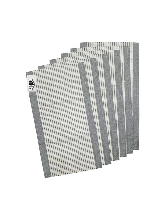 HOMie Towel from 100% Cotton in Gray Color 60x30cm 12pcs
