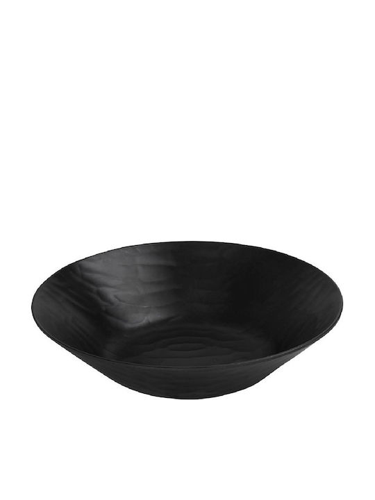 Espiel Wavy Σαλατιέρα Μελαμίνης Matte Black 40x40x9cm 2τμχ