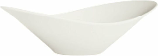 Bonna Porcelain Salad Bowl White 27x19x8cm