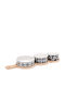 Atmosphera Ceramic Dessert Tower Stand 3 Slots with Base Multicolour Ø35xH4.8cm W12xL12xH4.8cm 4 Pieces