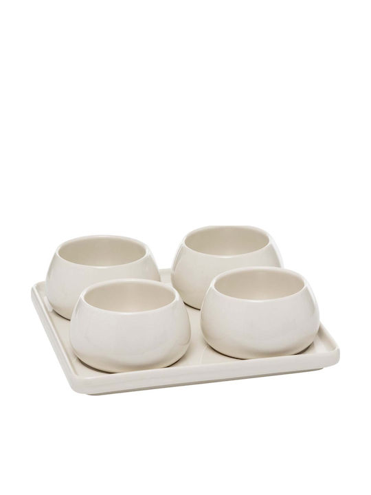 Atmosphera Nora Dessert Tower Stand 4 Slots wit...
