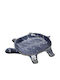 Espiel Broască țestoasă Platou Decorativ Rotundă Ceramică Albastru 1buc 34x34x27.5buc