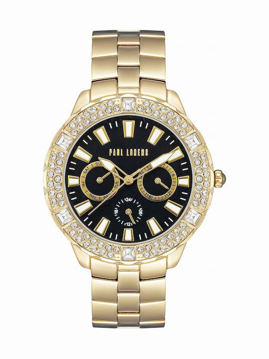 Paul Lorens Women's Watch with Gold Metal Bracelet