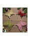Christmas Glitter Butterflies 9.5cm 4 Pieces 1epx3132