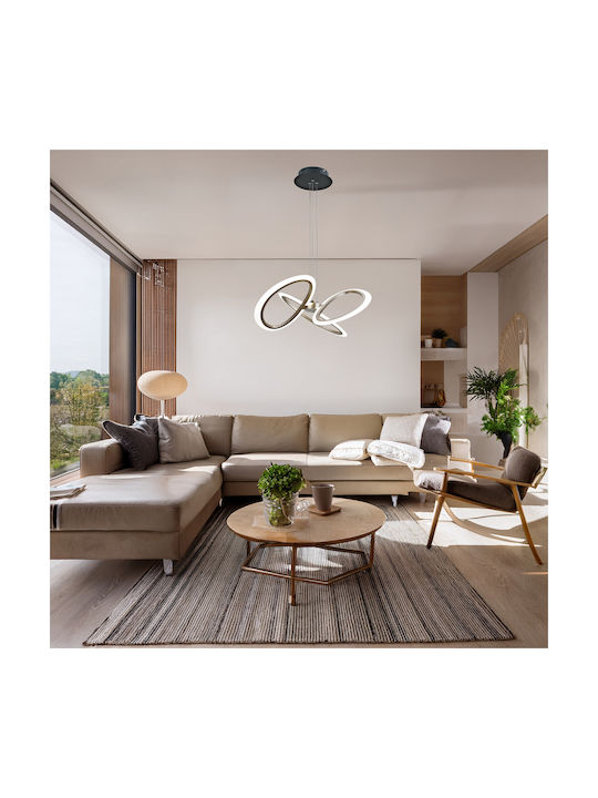 Powertech Adjustable Pendant Light Gold 53x53x120cm