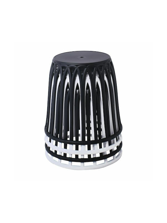 Stool Outdoor Black 50x50x45cm
