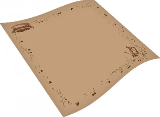 Maxi Olive Tablecloth Brown 130x100cm 150pcs