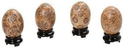 Espiel Beige Egg 7cm 4 Pieces