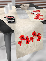 Saint Clair Red 11 Placemats Red 45cm 4 Pieces