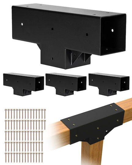 Vevor für Gartenpergola aus Stahl 3.5x3.5cm 4Stück