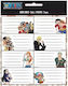 Gim Notebook Labels One Piece 16pcs