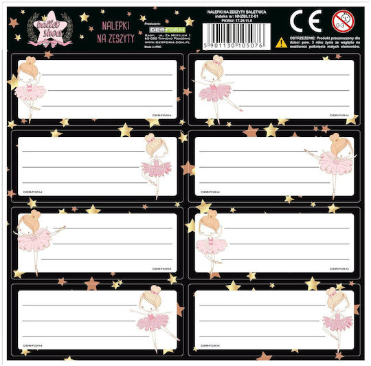 Derform Notebook Labels