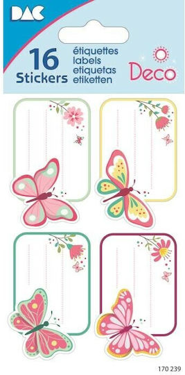 Global Notebook Labels 12pcs