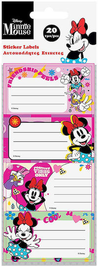 Disney Notebook Labels Minnie 10pcs