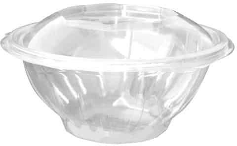 Ready Disposable Plastic PET Tableware for Cold 500ml Transparent