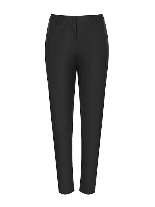 Viviana Dama Tesatura Pantaloni Black