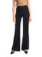 Tali Dama Tesatura Pantaloni Black