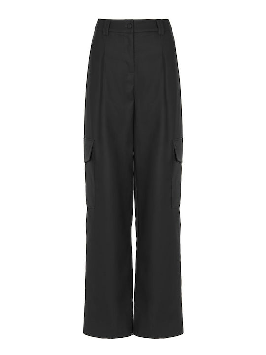 Mila Dama Tesatura Pantaloni Black