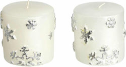 JK Home Decoration Свещ Бежова 2 Бройки