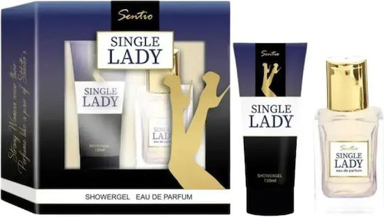 Sentio Single Lady Γυναικείο Σετ με Eau de Parfum και Shower Gel 2τμχ