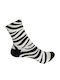 Gift-Me Women's Socks White With Black