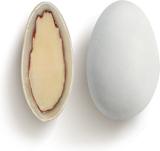 CHatzigiannakis Choco Almond Classic Jordan Almonds Λευκό Ματ 1000gr