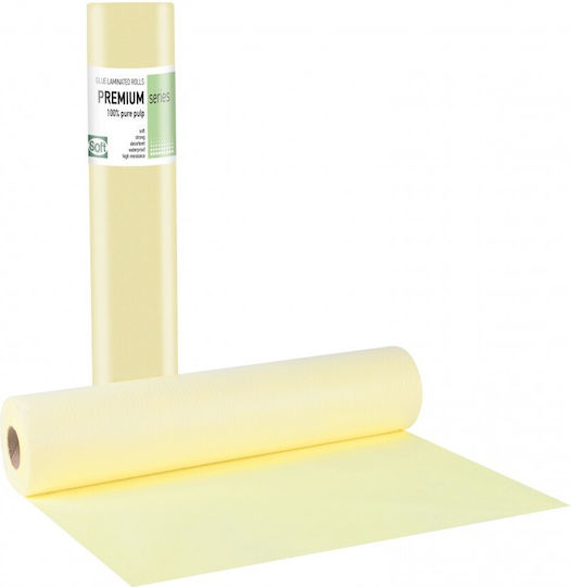 Soft Care Rol Examinare Hârtie Role de mese de examinare Premium Standard 58cm x 50m. Galben 1buc