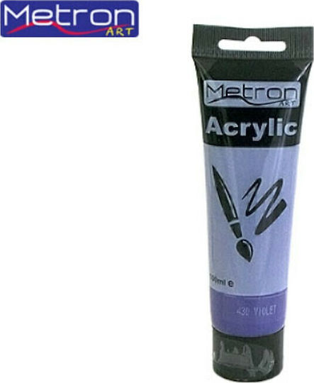 Metron Acrylic Acrylic Paint Set in Purple color 100ml 1pcs