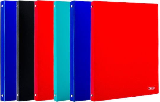 Metron Clipboard with 4 Rings for Paper A4 Transparent 1pcs