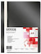 Office Products Ντοσιέ με Έλασμα για Χαρτί A4 Μαύρο 25τμχ