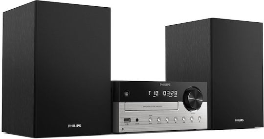 Philips Sistem audio 2 Micro Music System TAM4205M2/12 80W cu CD Player și Bluetooth Transparent