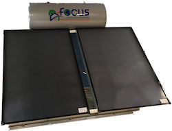 Focus Ηλιακός Θερμοσίφωνας 300lt Glass Διπλής Ενέργειας 4.6τ.μ. Επιλεκτικός