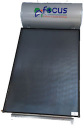 Focus Ηλιακός Θερμοσίφωνας 125lt Glass Διπλής Ενέργειας 1.84τ.μ. Επιλεκτικός
