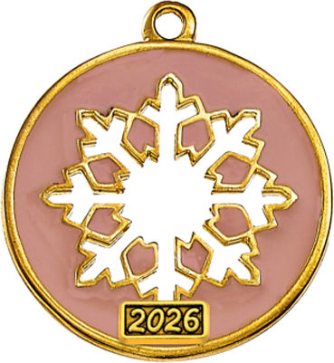 Metal Decorative Snowflake 4x4.5cm M2026/10564 Rotten Apple