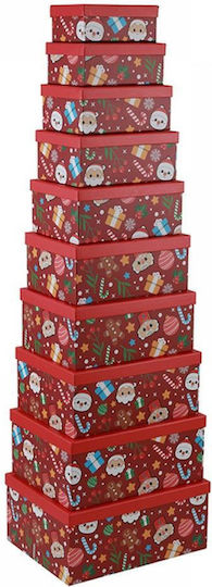 I-Total Weihnachtlich Box für Geschenke 20x28cm.