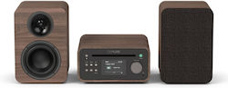 Pure Ηχοσύστημα 2.0 Classic Stereo Mini με CD Player και Bluetooth Καφέ Pure Ηχοσύστημα 2.0 Classic Stereo Mini με CD Player και Bluetooth Καφέ