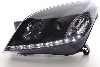 Front Led Car Bulbs Opel Astra H 2004-2009 Black H1 Bulbs Set 2 Pieces Opel Junyan