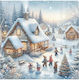 Marva Χαρτοπετσέτες Ambiente Winter Backyard 33x33 Εκ Σετ 20 Τμχ