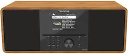 TELESTAR Sistem audio 2 Top 300 5701300 15W cu CD Player, WiFi și Bluetooth Negru TELESTAR Sistem audio 2 Top 300 5701300 15W cu CD Player, WiFi și Bluetooth Negru