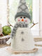 Snowman Decoration Hat 35 X 22 Cm A