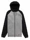 Crown Weatherproof Gray Hooded Cardigan