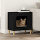 Vidaxl Cat House Black 51 x 30 x 52 cm Engineer...