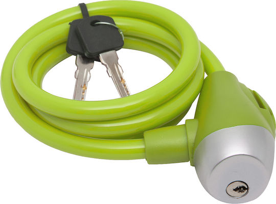 Bike Lock 10 mm x 120 cm Green