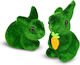 Easter Decoration Bunny 2 Types 10 Cm Green