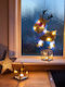 Led Pvc Window Decoration Reindeer 28 X 17 Cm 3 X Aaa