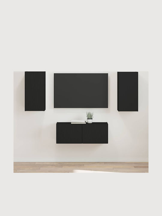 Living Room TV Unit Black L78.5xW31xH30cm