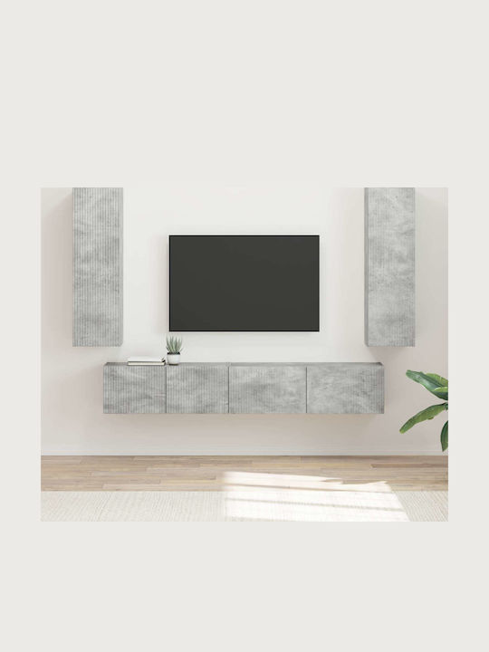Living Room TV Unit Grey L30xW31xH100cm